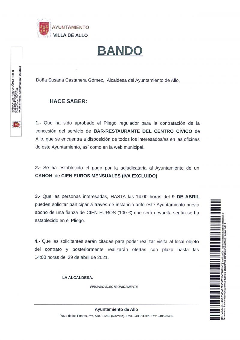 BANDO PLIEGO CENTRO CIVICO