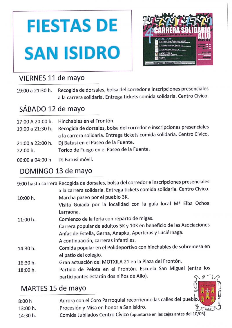 FIESTAS DE SAN ISIDRO