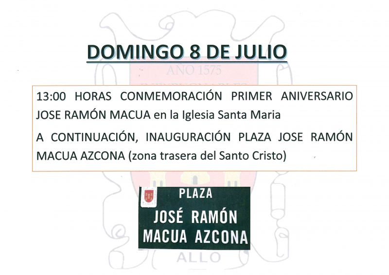 Inauguración Plaza