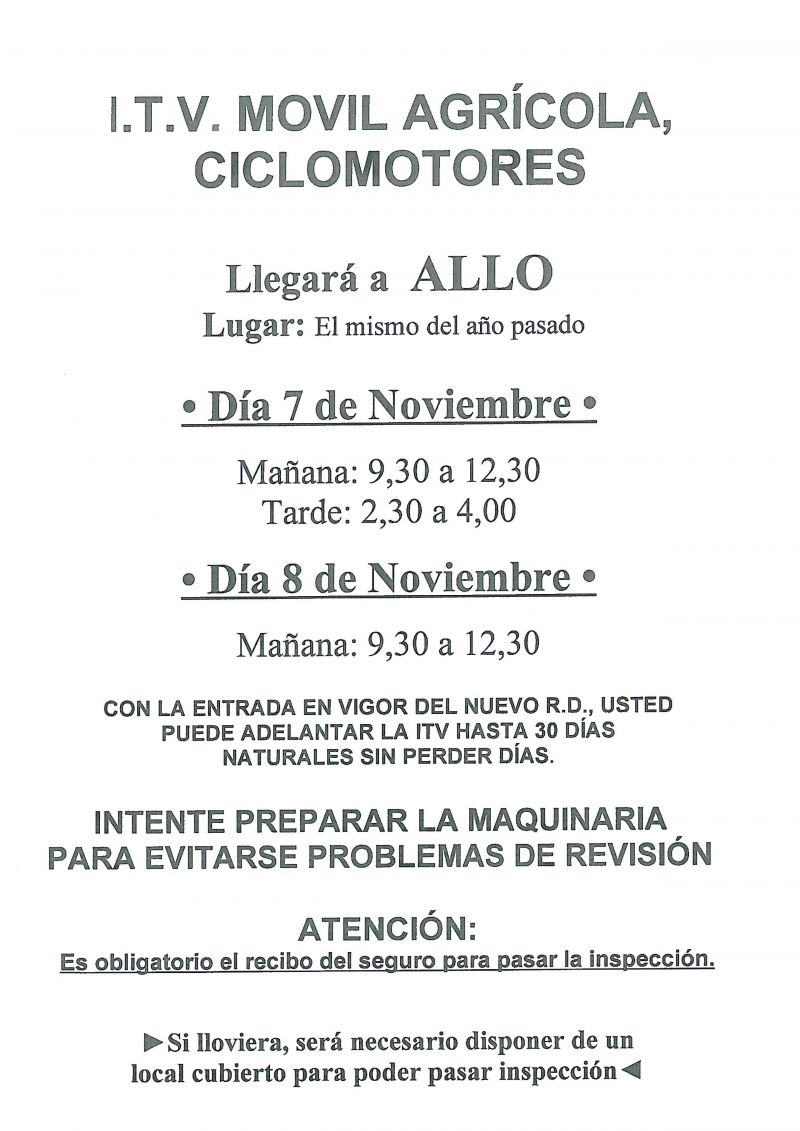 IVT MOVIL AGRÍCOLA, CICLOMOTORES