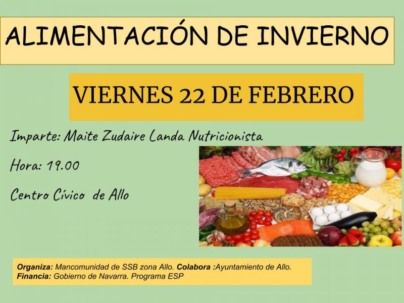 CHARLA ALIMENTACIÓN