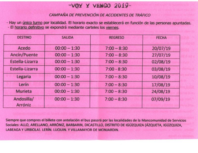voy y vengo