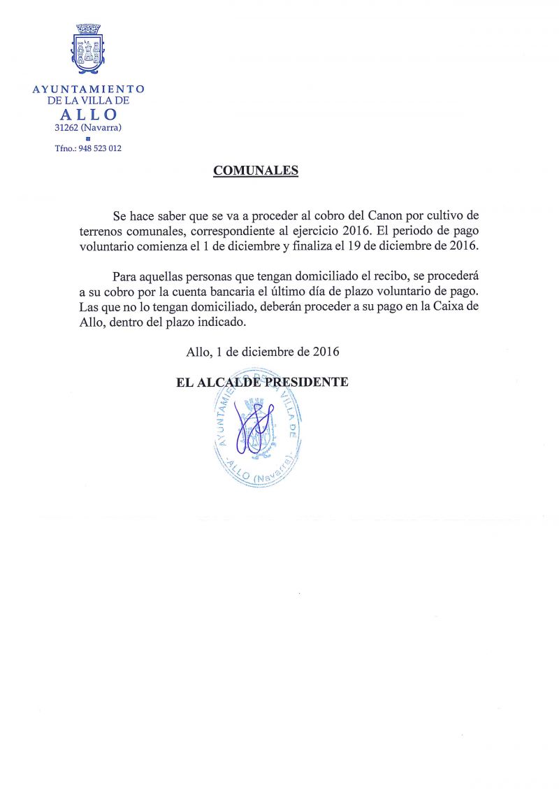 Comunales