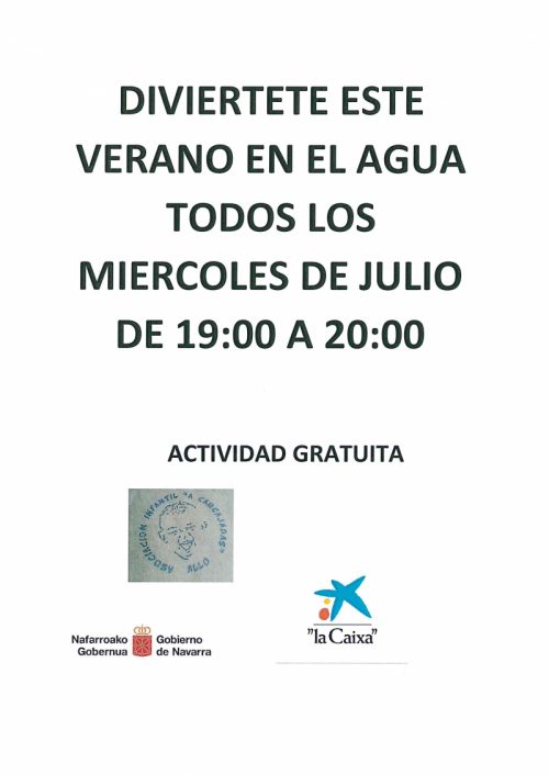 DIVIÉRTETE EN EL AGUA