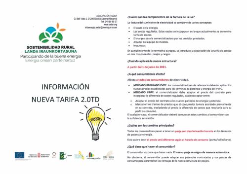 NUEVA TARIFACIÓN DE LA LUZ