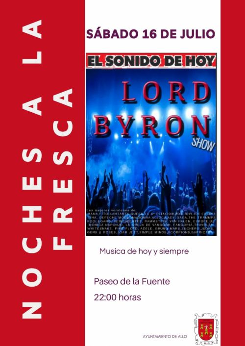 NOCHES A LA FRESCA- 16 de Julio