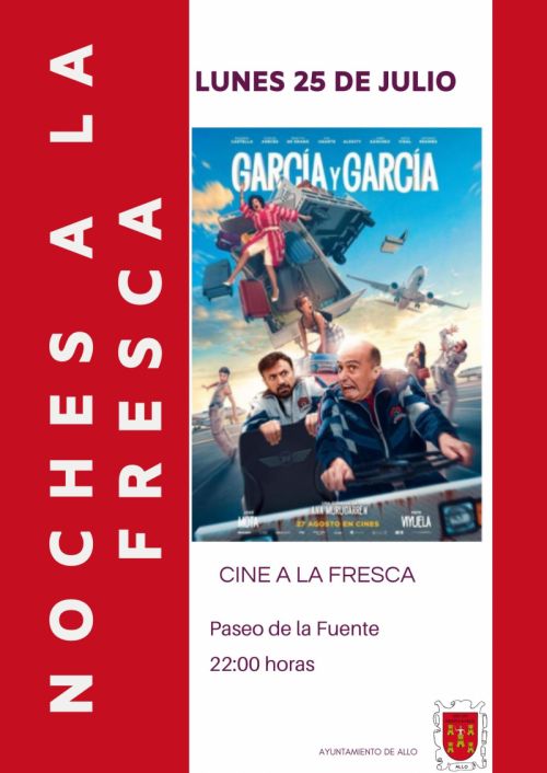 NOCHES A LA FRESCA - 25 de julio