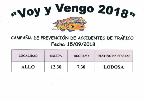 VOY Y VENGO 2018