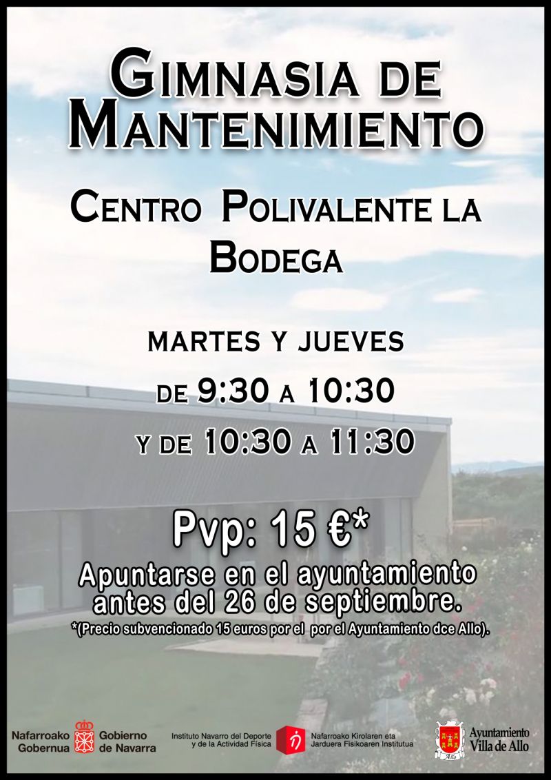 Gimnsaia mayores 60 años